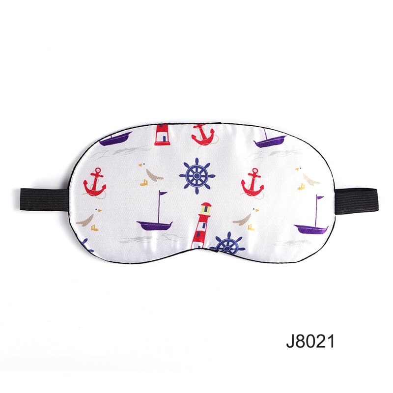 Cartoon Cute Cotton Sleep Eye Mask Eye Cover Sleeping Mask Protective Funny Eyepatch Relax Eye Band Sleeping Aid Kids Blindfold: Type 3