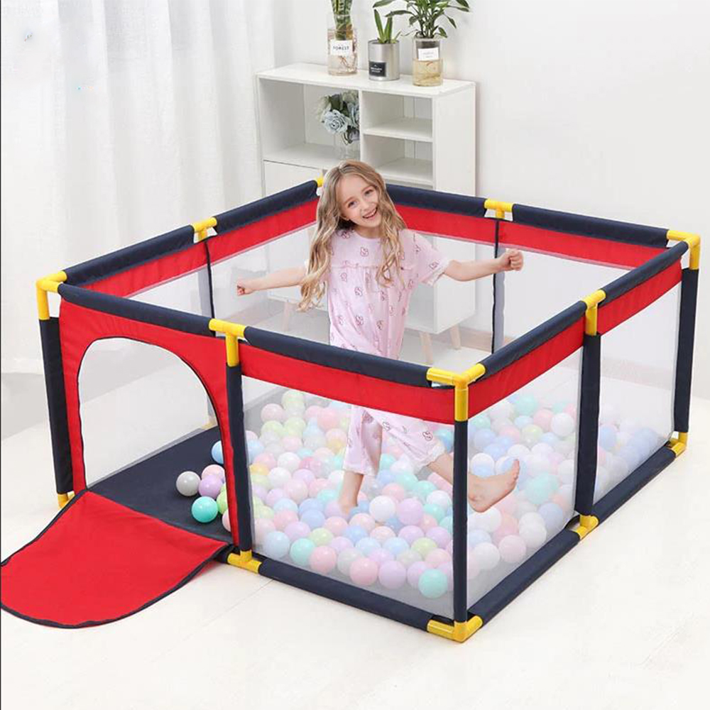 Bébé parc panneau pliable enfants barrière boule fosse Portable clôture Center d'activité jouer cour enfant en bas âge pour Indodoor extérieur ramper