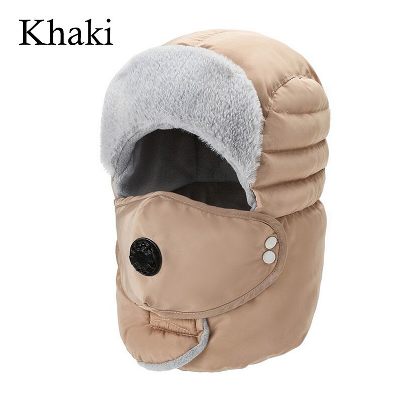 Cálidos gorros impermeables para hombre y mujer, gorros de estilo Bomber rusos, Unisex, para invierno, senderismo, orejeras, gorra gruesa y cálida