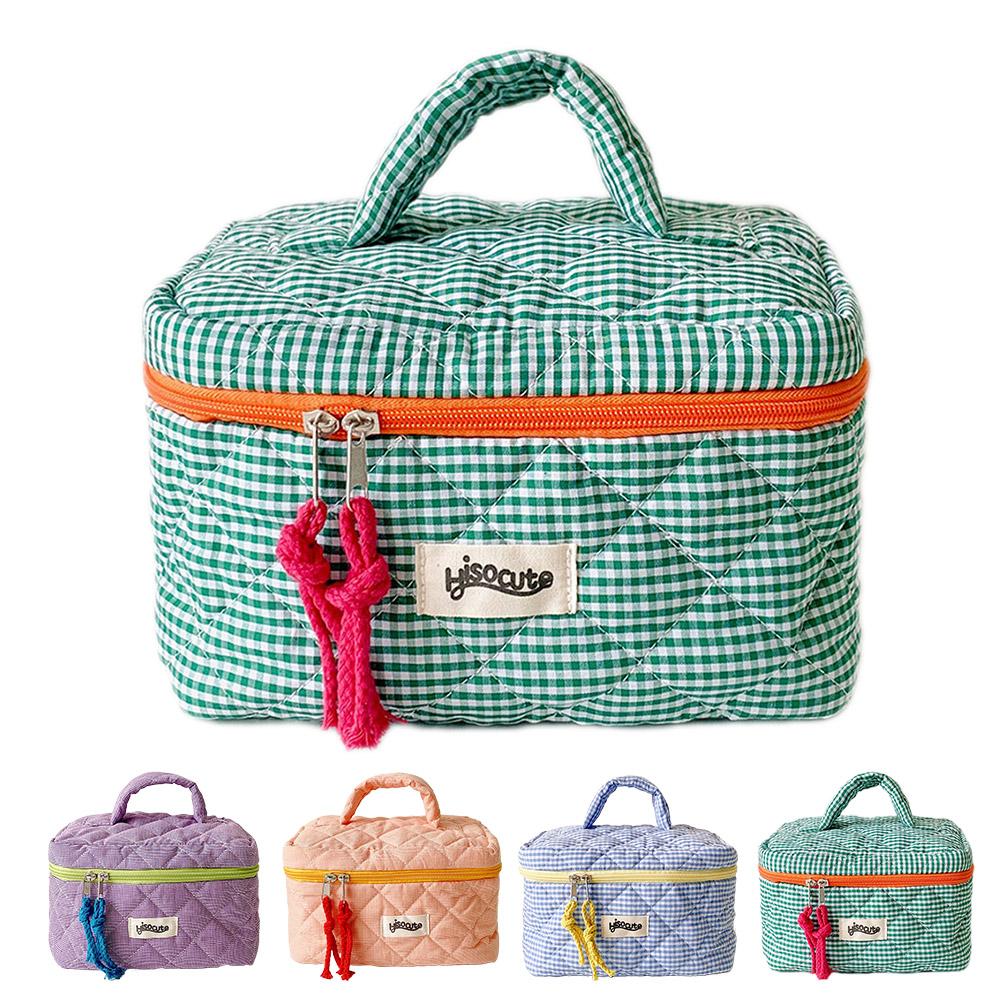 Portable Cosmetic Bag Cute Simple Makeup Bag Multipurpose Travel Handbag Wash Bag Toiletry Bag Storage Organizer