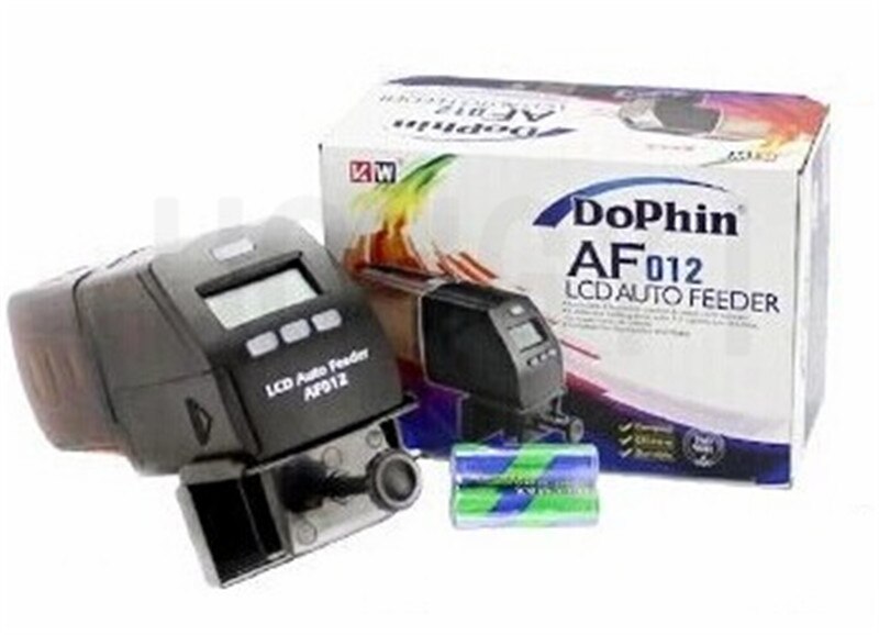 Aquarium digital automatic timed feeder tropical fish food fisha tank LCD auto feeder AF-012: Default Title