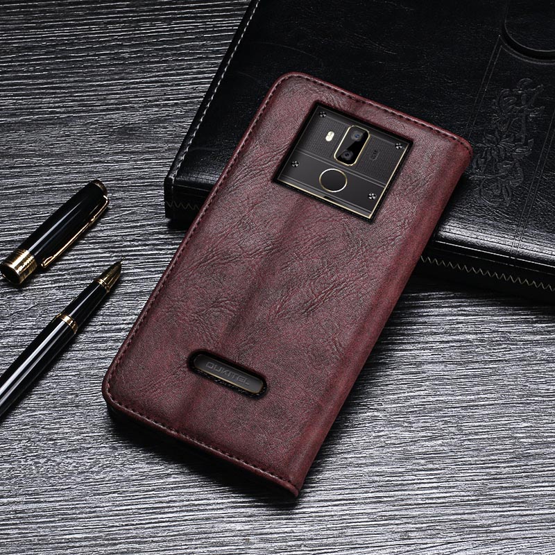 For Oukitel K7 Pro Case Luxury Retro Rivet Wallet Flip Leather Phone Case For Oukitel K7 Power Cover Coque Accessories
