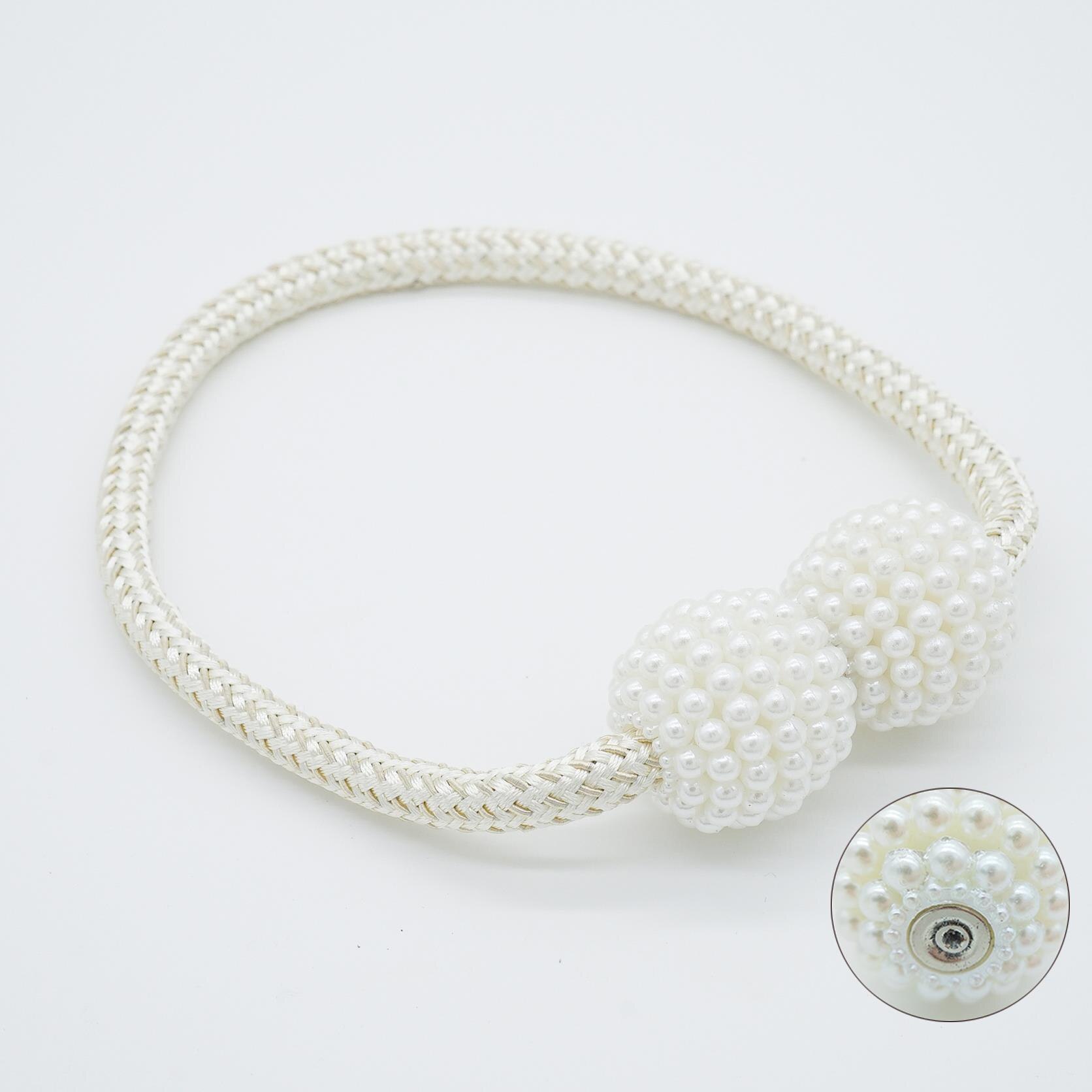 Eurooppalaistyyliset verhot olohuoneeseen makuuhuoneen verhopidike vahva magneettinen rautakivi tupsu solki vyö yksinkertainen solmio: 6