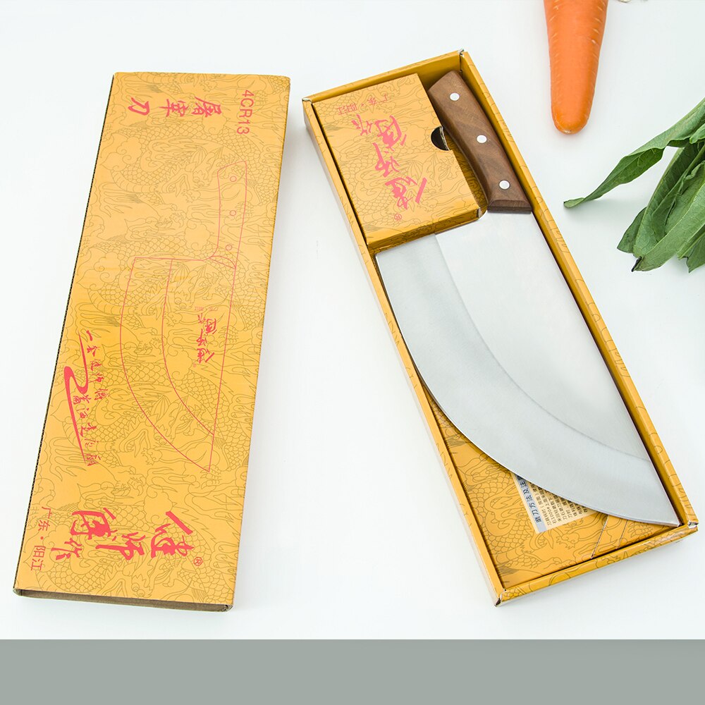 Slaughter Knife Big Bone Chinese Butcher Knife Serbian Chef Boning Knife Full Tang Forged Handmade Kitchen Knife Tool Cleaver