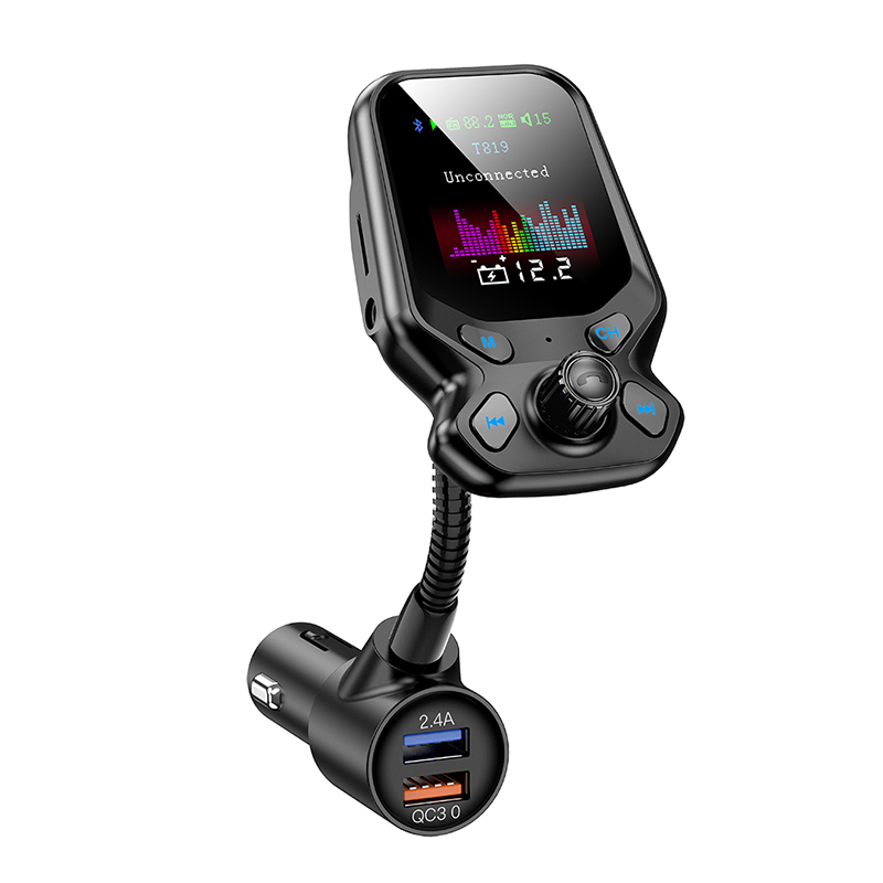 Onever FM Absender Schnelle Ladung 3,0 MP3 Spieler Adapter Bluetooth 5,0 Dual USB Ladegerät LCD Wagen Bausatz Elektronische Teile: Ursprünglich Titel