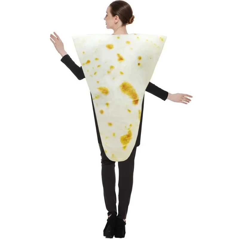 Pizza Kostüm Essen Karneval Italienische Pizza Toast Cosplay Oberbekleidung Schwamm Outfit Festival Parade Party Unisex Fancy Dress Up