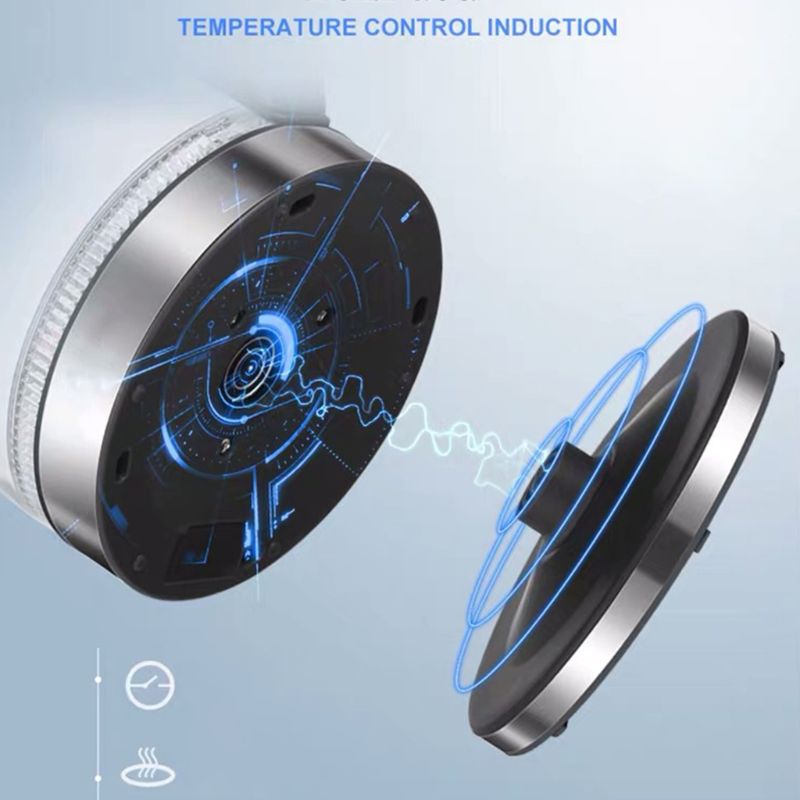 Automatische elektrische waterkoker glazen theefles 1500w krachtige snelkokende auto  j0pe