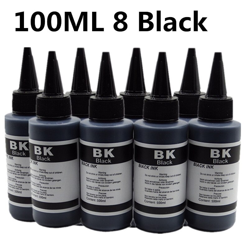 DYE INK T0921 For Epson Stylus T26 T27 TX106 TX109 TX117 Printers Dye based refill kit for refillable cartridge and CISS Ink: 100ML 8BK