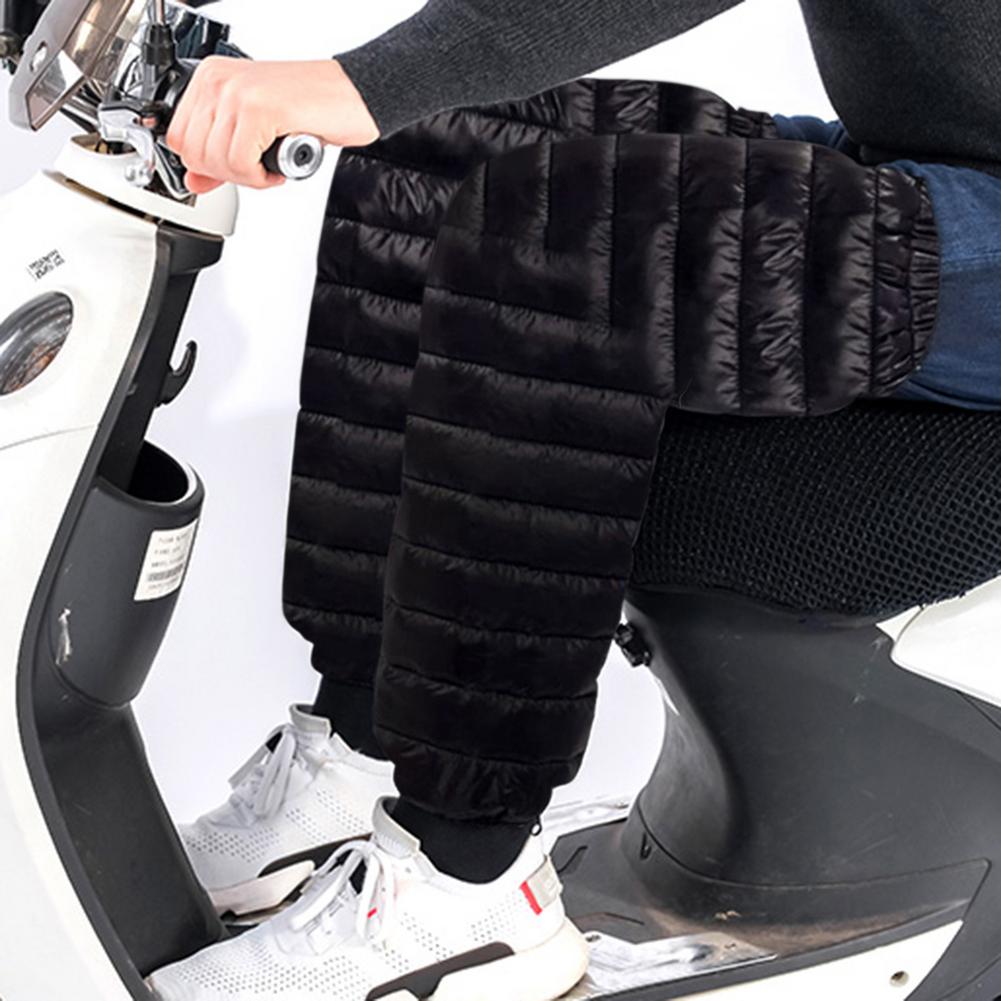 Polainas de moto de invierno, cómodas rodilleras gruesas, rodilleras resistentes al frío y al viento