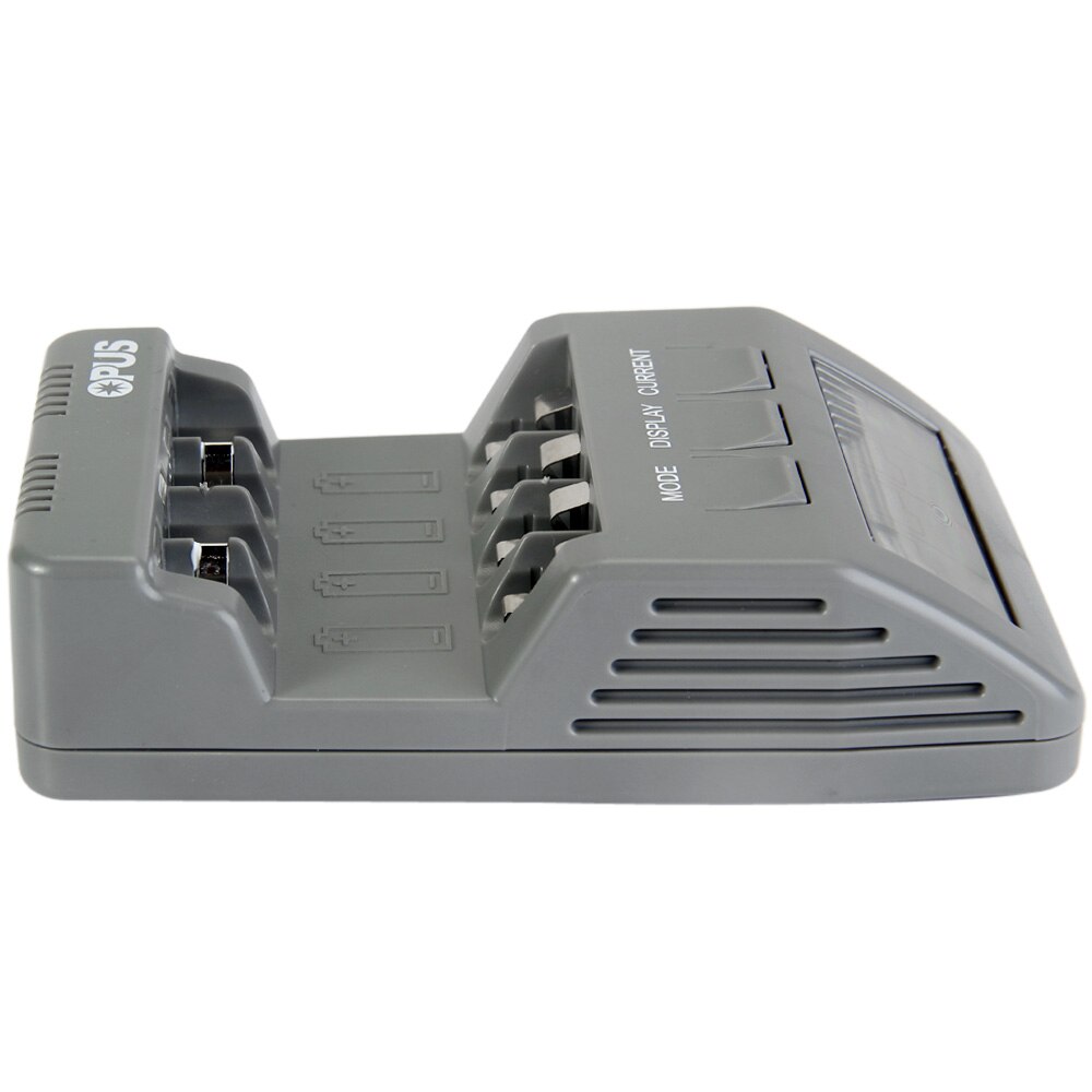 Opus BT-C700 NiCd NiMh LCD Digital Intelligent 4 Slots Battery Charger - EU Plug