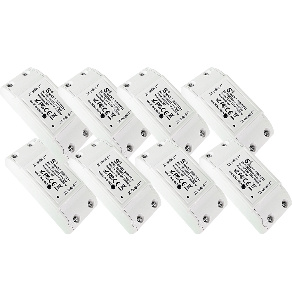 WGHINE CozyLife WiFi accorto interruttore modulo interruttore automatico 10A interruttori della luce temporizzati senza fili supporto Alexa Siri Google Alice: Viola