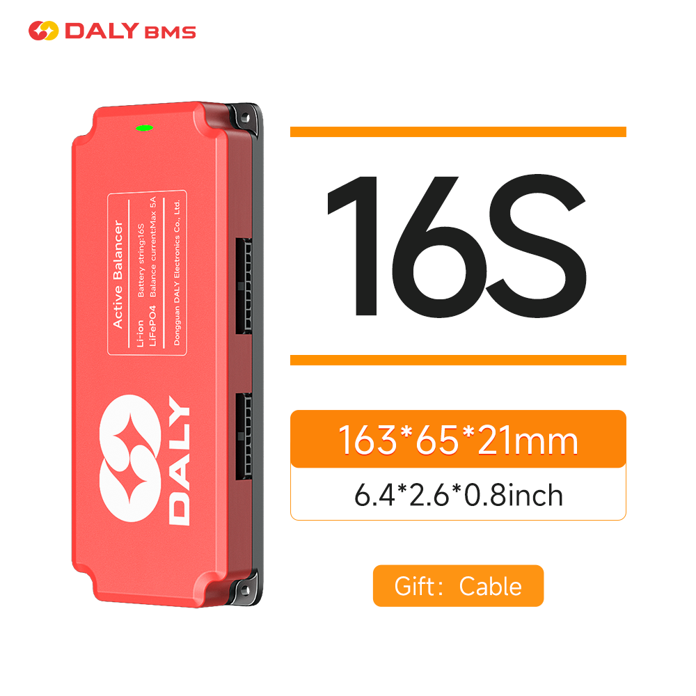 Daly BMS 5A équilibreur actif équilibreur actif Lifepo4 3S 4S 6S 7S 8S 12S 13S 14S 15S 16S pour accessoires de Batterie Batterie au Lithium