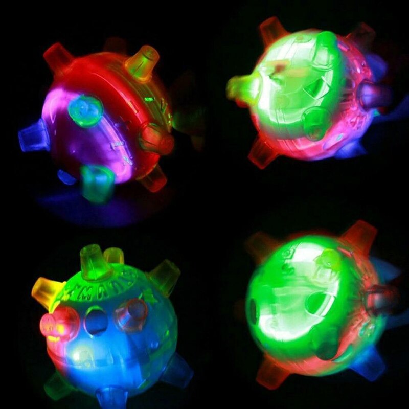 Hond Speelgoed Led Springen Bal Bal Spelen Muziek Knipperende Stuiterende Dansen Bal Springen Trillingen Geactiveerd Bal Speelgoed Accessoires