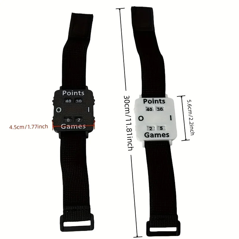 Draagbare scorekeeper polsband padel tennis pols scoreteller verstelbare polsband instant score tracker sport accessoires