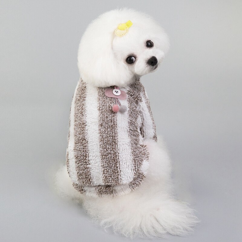 Pet Warm Clothes Dog Costume Autumn Winter Cute Rabbit Tops Puppy Comfortable Coats Jackets For Small And Medium Dogs
