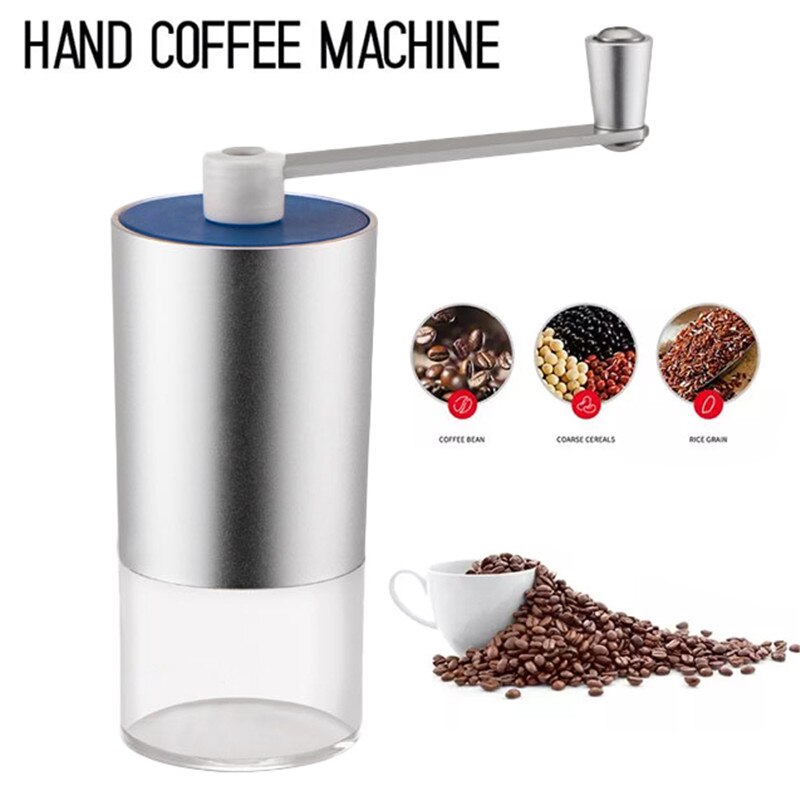 Hand-Held Mini Koffiemolen Mini Rvs Hand Handleiding Handgemaakte Koffieboon Slijpmachines Molen Keuken Tool