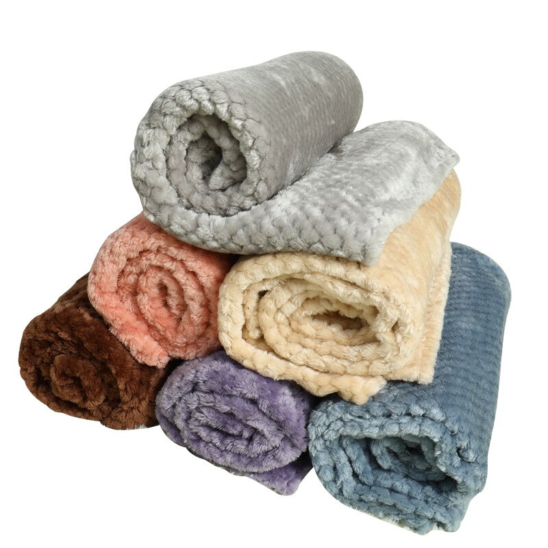 hiver chien lit couverture doux polaire chat chiots automne matelas nid Chihuahua Teddy housse de couchage serviette coussin