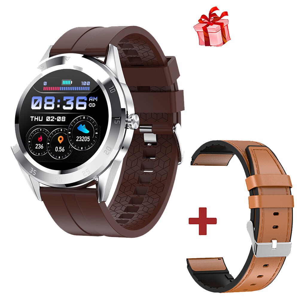 Y20 Smart Watch Bluetooth Call Music Sports Fitness Heart Rate Blood Pressure Men Waterproof Women Wristband PK GT2 P8 L9 L8: BW Silica BW Leather