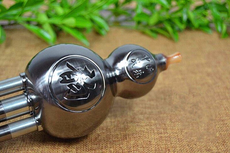 Trzy Tony Hulusi flet miedziowanie ABS gurda Flauta odporny na uderzenia Dampproof tykwa flet Hulusi Ludowy instrument: antyczny miedź bB