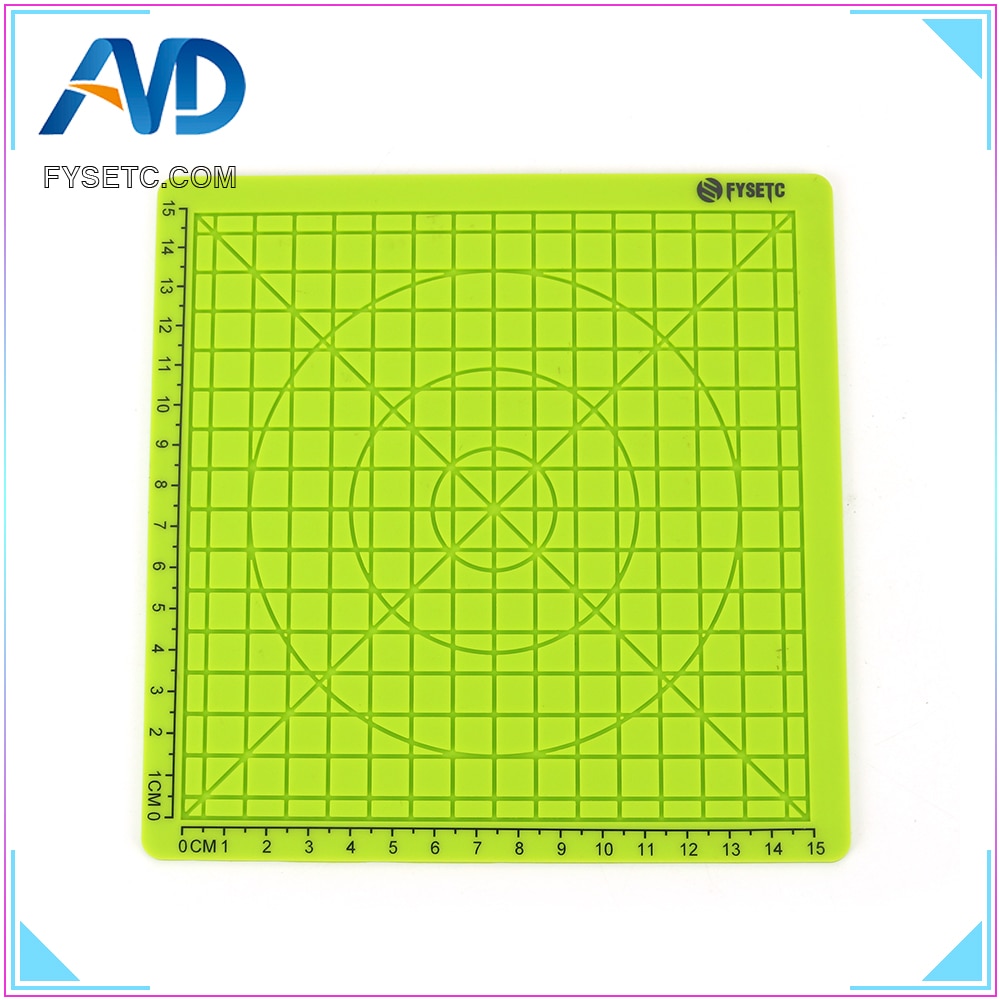 Super Multi-Purpose 3D Green Silicone Mat Basic Template + 10M PLA Filament 1.75mm For 3D Printer Pens Children
