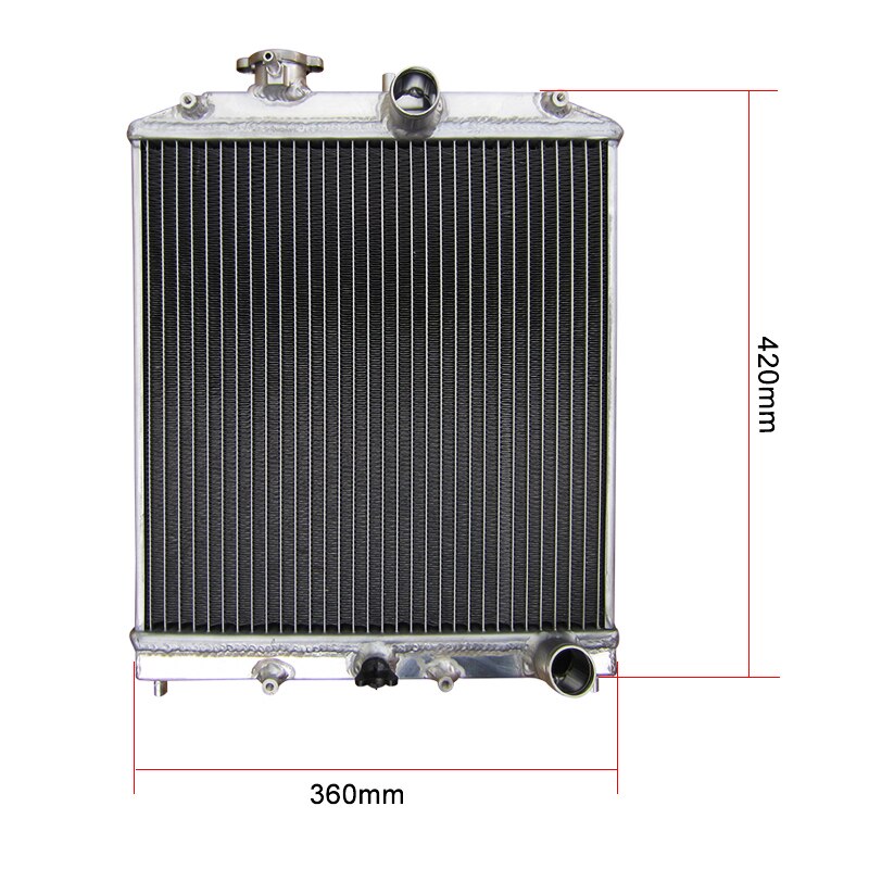LZONE - 2 row 42MM Aluminum MT car auto Radiator f... – Vicedeal