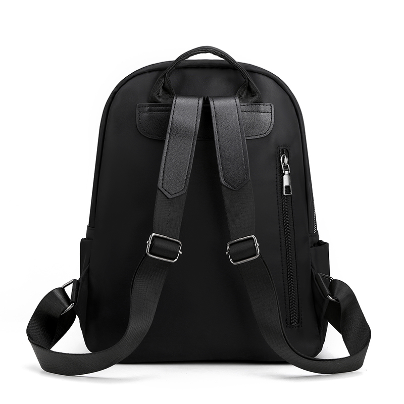 Fashionable backpack, large capacity travel bag with practical pockets - handbag, zipper closure