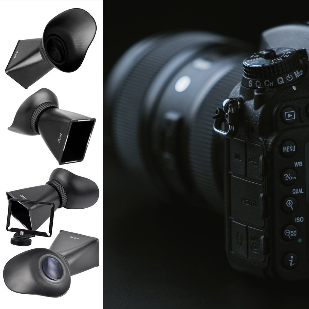 V3 3:2 slr camera lcd zoeker vergrootglas uitbreidingsdeksel lcd scherm camera vergrootglas zoeker zonnekap