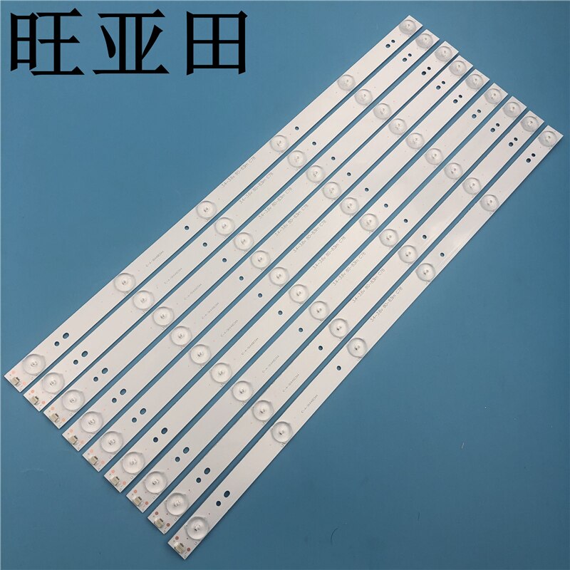 9 pieces/set led strip for sky value 49 e 360e 49 e 361w light bar ic-a-ska 49 d 344 lc490 duj-sge 1 rf-az490 b 32-0501s-01 6 led 50cm