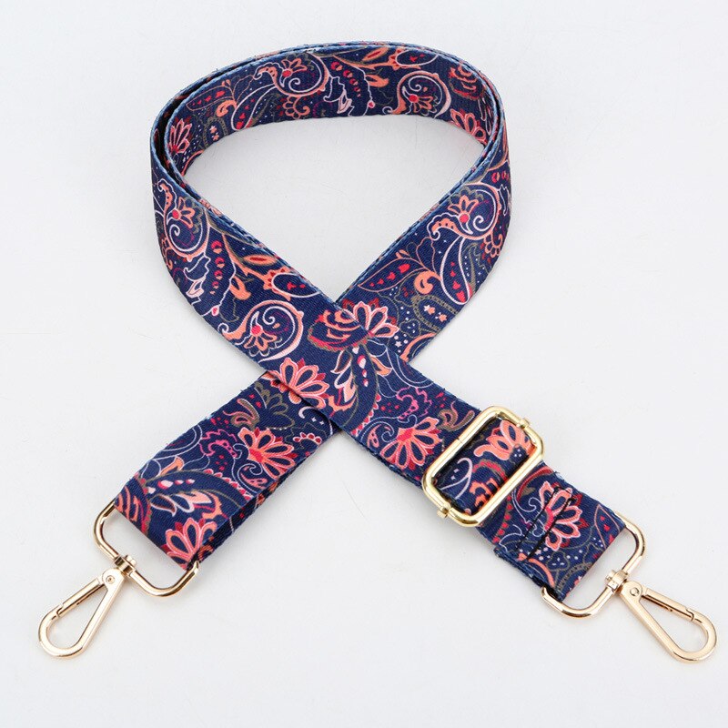1PC National Style Long Shoulder Strap DIY Adjustable Crossbody Bag Shoulder Bags Decoration Belt Straps: 3
