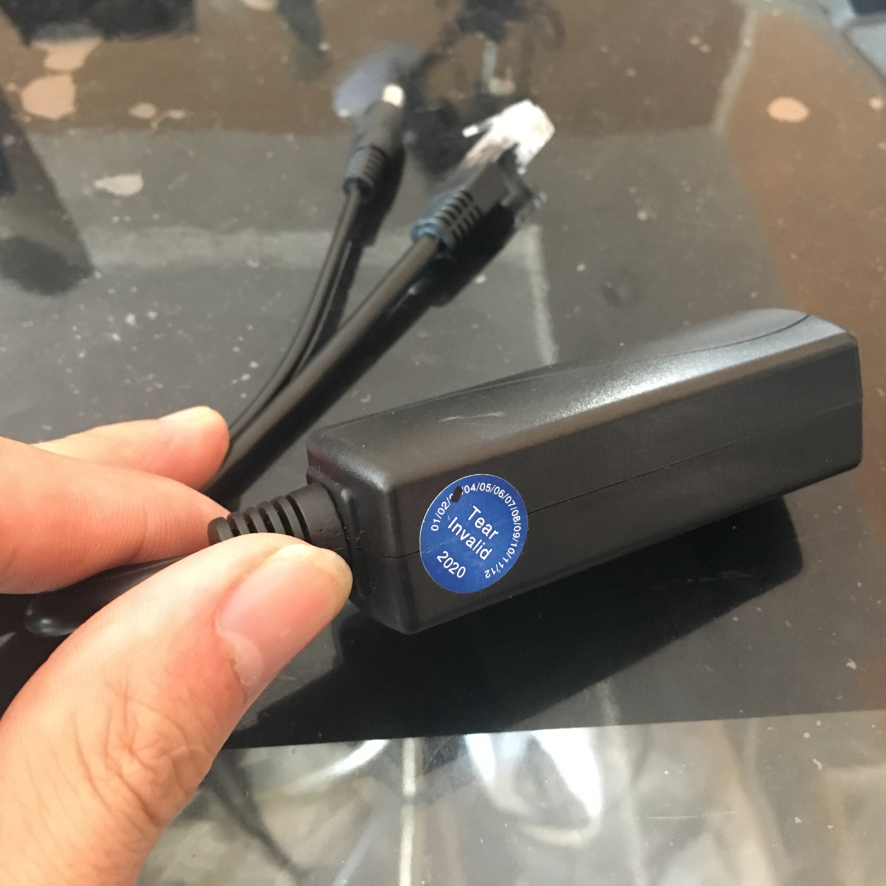 Power Over Ethernet PoE IP Splitter Adapter 10/100Mbps 12V 2A Output,48V Midspan For wifi ptz Camera