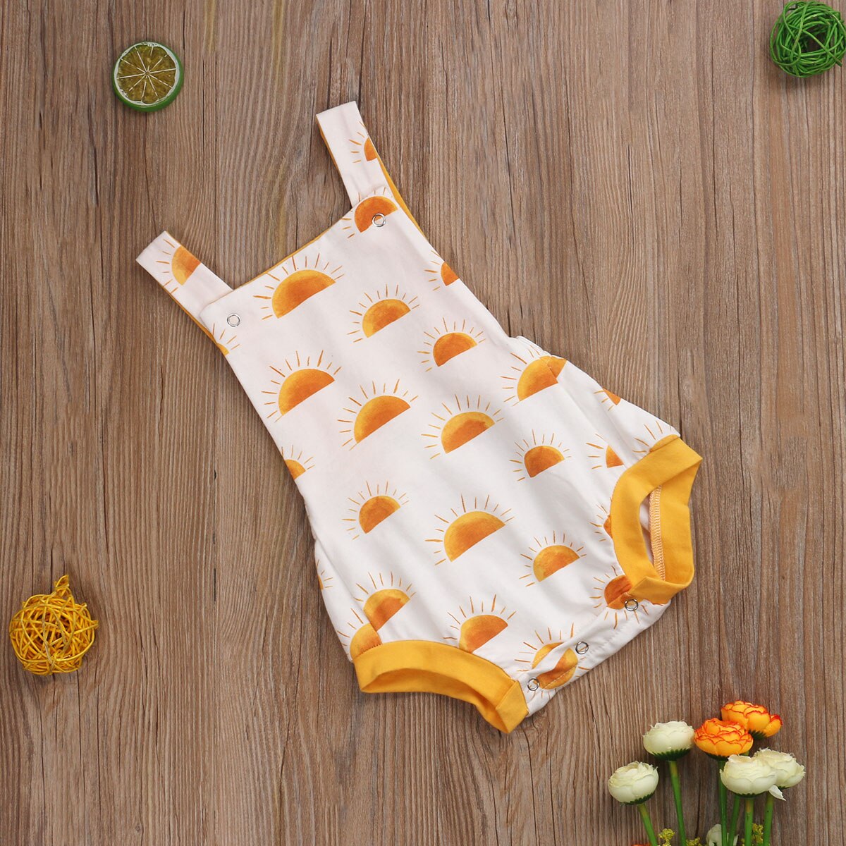 Pudcoco, Body para recién nacido, para niño, con estampado de sol, Arco Iris, Babygrow, novedad de , conjuntos sin mangas de verano