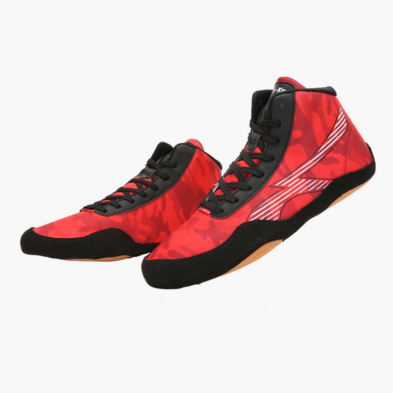 Man Wrestling Shoes High Top Boxing Shoe for Men Weightlifting Shoes Mens Breathable Wrestling Boots