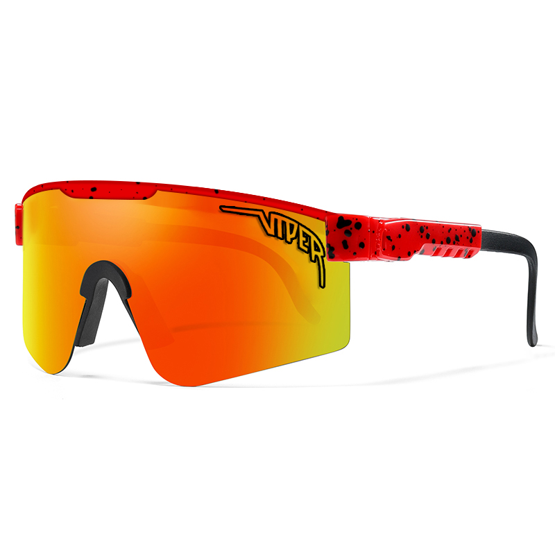 UV400 Windproof Cycling Sunglasses Outdoor Sports Running Fishing Eyewear Party MTB Goggles Pit with Case