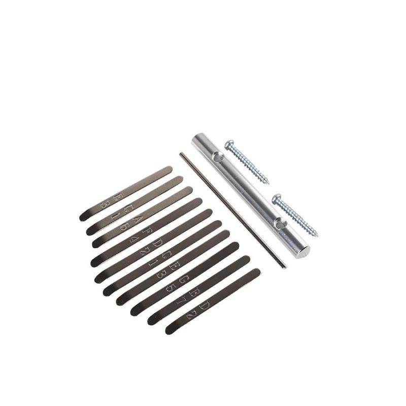 Kalimba-Piano de pulgar de 10 teclas, instrumento Musical, Pulgar, puente de Piano, sillín, Kit de Juego de llaves para Kalimba, piezas de repuesto DIY