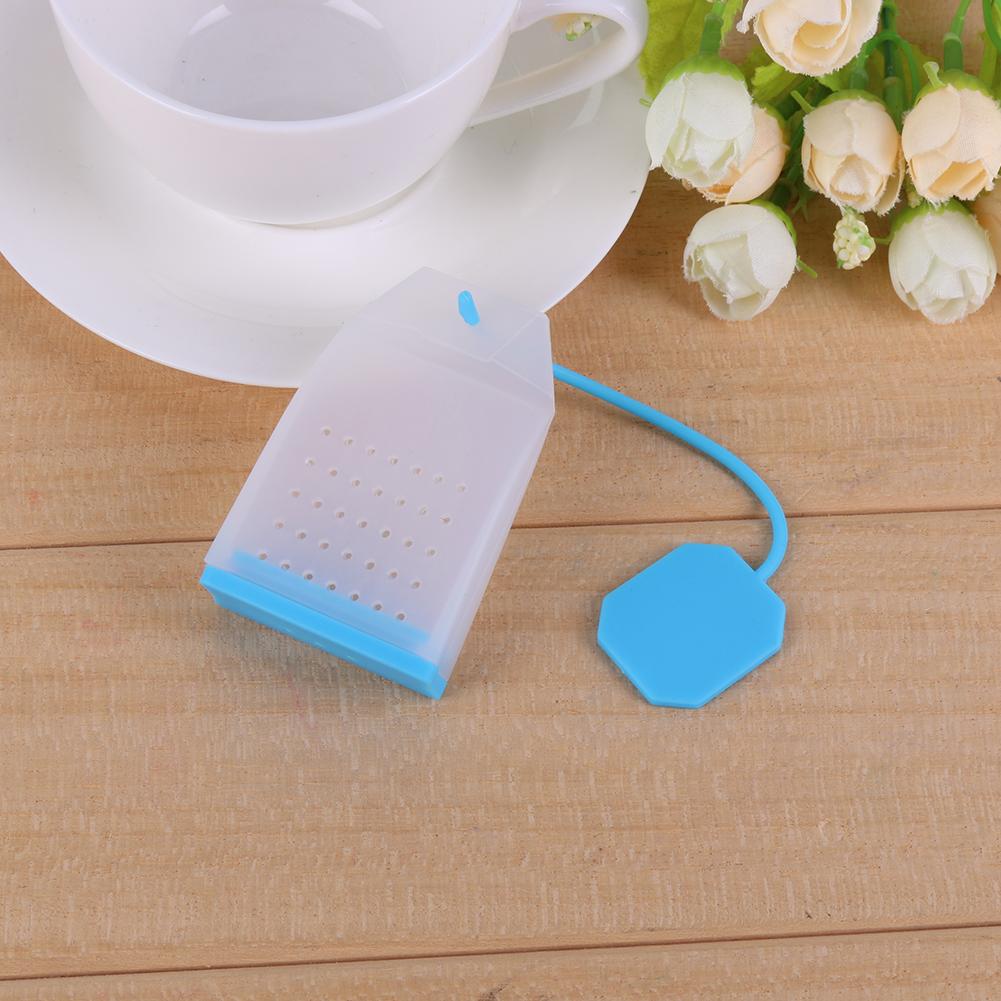 Silicone Bag Style Tea Leaf Strainer Infuser Teacup Teapot Filter Diffuser