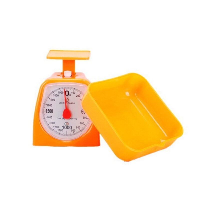 Kitchen Mechanical Dial Plastic Scale Analog Scale with Removable Bowl Food Balance Measuring Weight Kitchen Weighing Tools