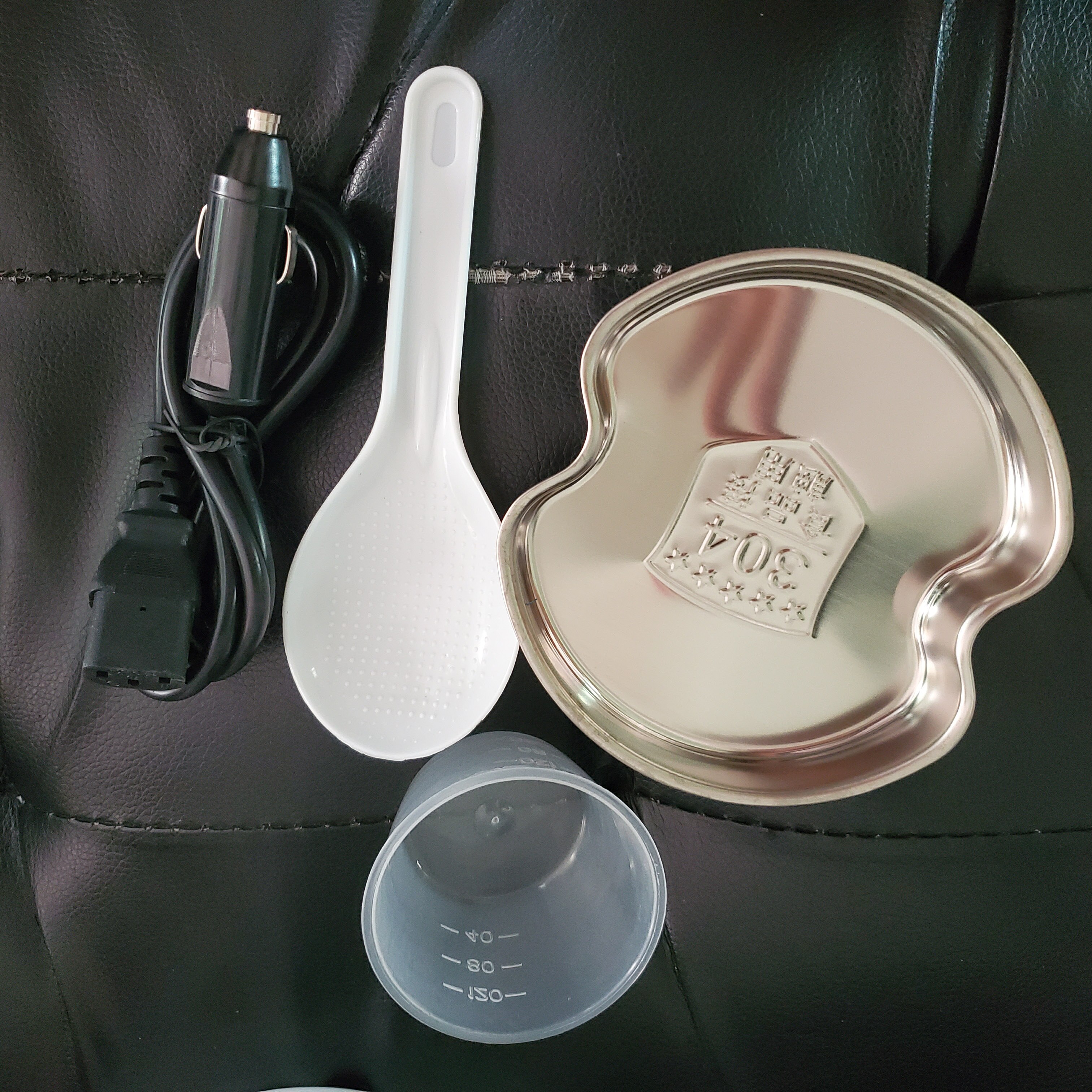 12V 24V Mini Rice Cooker Car Truck Soup Porridge Cooking Machine Food Steamer Electric car rice cooker for English button