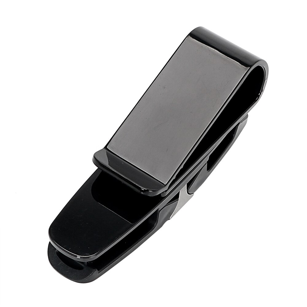 Yosolo briller clips billet kort klemme abs sort bil briller etuier bærbar bil solskærm solbriller holder fastgørelse cip