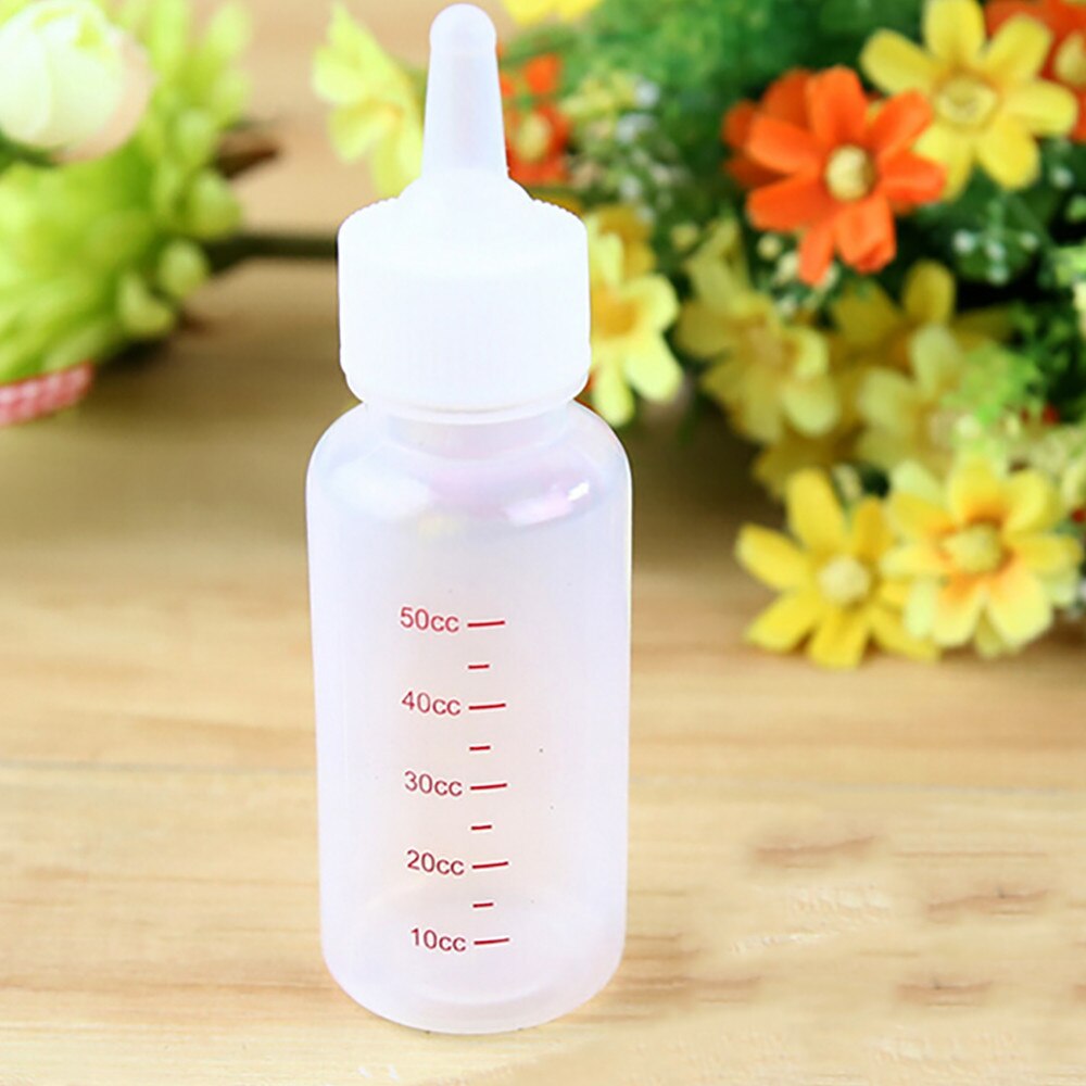 Bouteille pour animaux de compagnie 50ml pour chat chien chiot chaton bébé Animal alimentation bouteille de lait soins infirmiers Portable chien bouteille d'eau bols à boire