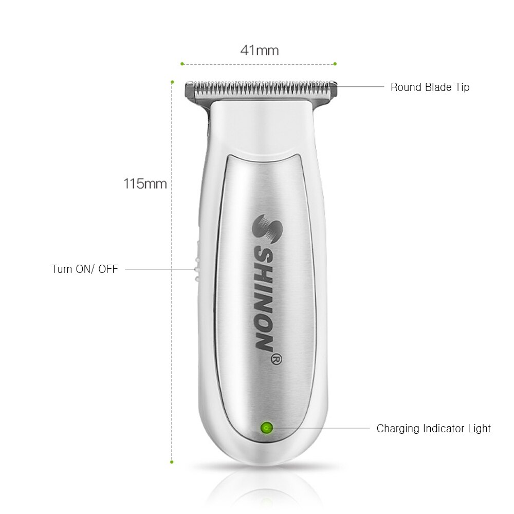 Baby Hair Trimmer Electric Hair Clipper USB Baby Shaver Cutting Baby Care Cutting Remover Rechargeable Quietkids Hair Cutting