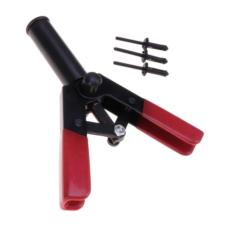 Ensemble de Mini outils de rivetage manuel, 1 pièce de riveteuse à extraction et 40 pièces de rivets en Poly de ergonomique