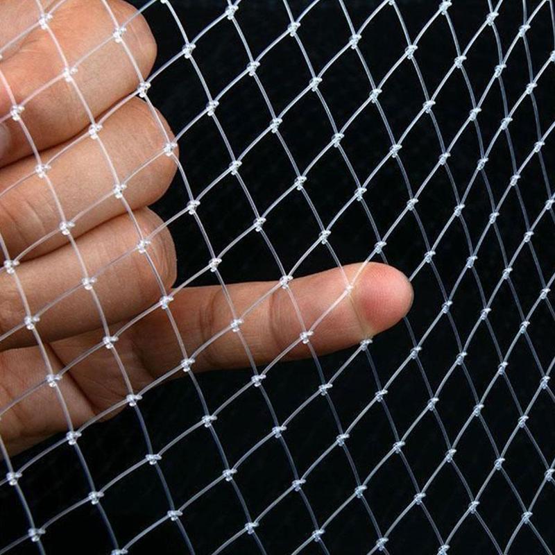 Nylon Fishing Nets Collapsible Fishing Tools Durable Nylon Dip Large Thick Net Depth Rhombus Landing Hole Mesh Thread Foldi O9F9