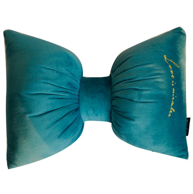 Pretty Solid Boog Kussen Met Vulling/Auto Neck Kussens Home Decor Boog Knoop Rozet Home Decoratieve Kussen Binnen Innerlijke 1 Stuk: 5