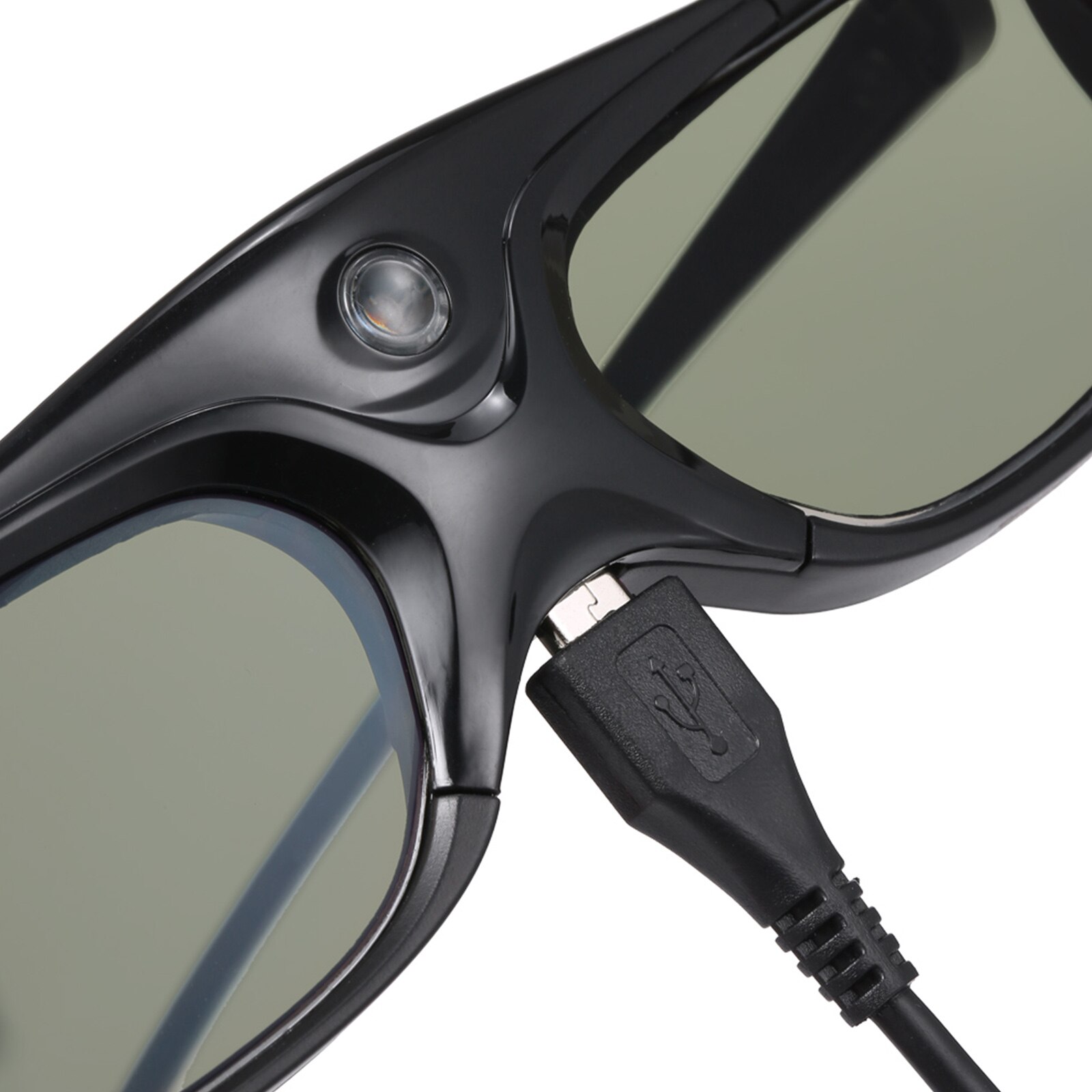 Lunettes de projecteur 3D GL2100, obturateur actif, DLP-Link Rechargeable, pour tous les projecteurs 3D DLP, opmama Acer BenQ, ViewSonic Sharp Dell