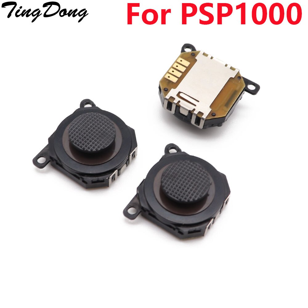 TingDong Hight quality Replacement Parts Black 3D Button Analog Joystick for Sony for PSP1000 PSP 1000 PSP-1000 Console