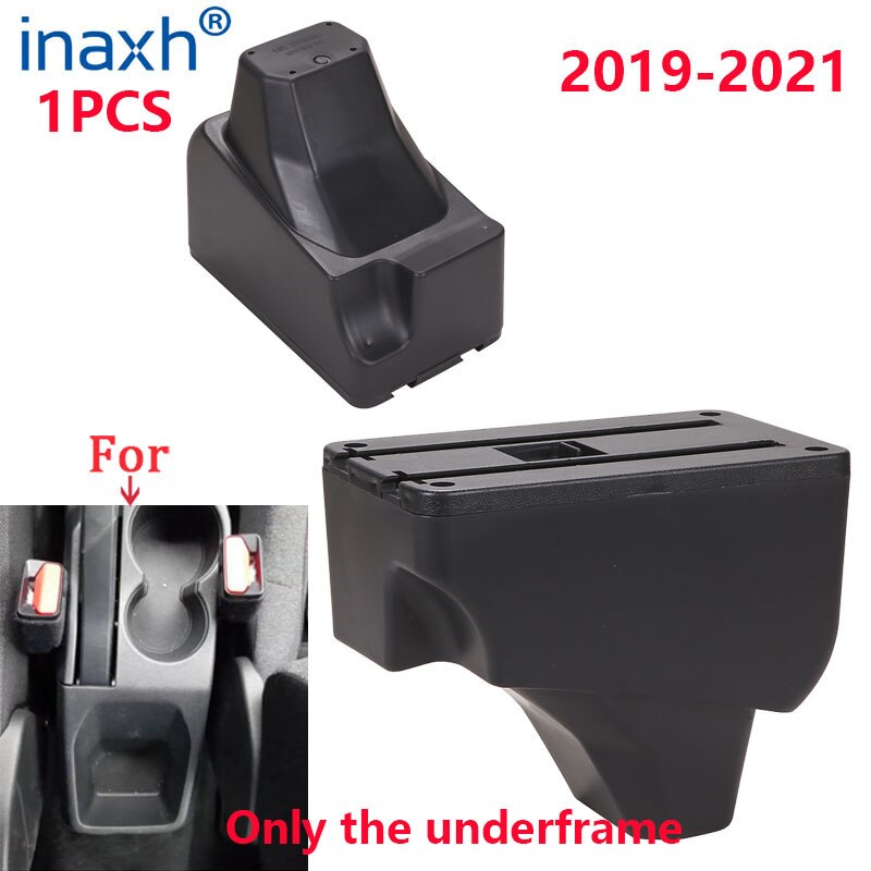 Voor Peugeot Armsteun Voor Peugeot Auto Armsteun Box Retrofit Onderdelen Interieur Opbergdoos Accessoires Usb led: underframe 1PCS