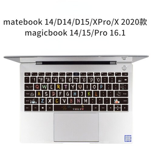 Keyboard Cover for Huawei Honor MagicBook X14 Laptop Keyboard Film X15 Full Cover Rubber Dustproof Protecter Film: type8