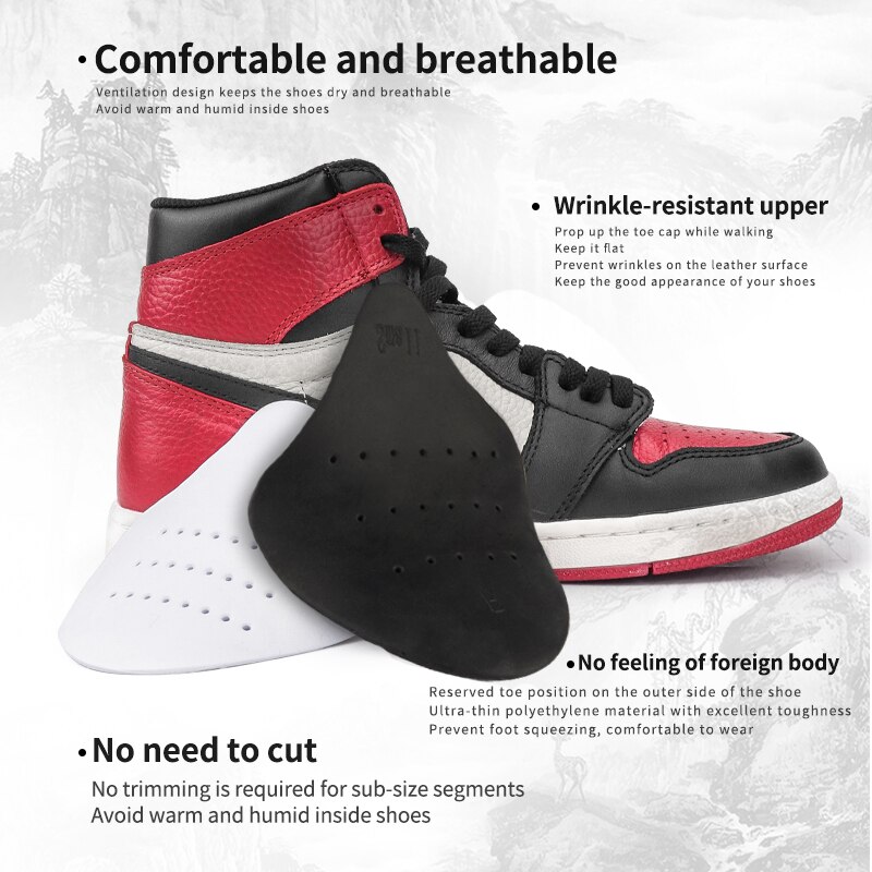 Shoes Crease Protector Shield Sneakers Anti Bending Force Crack Support General Toe Piece