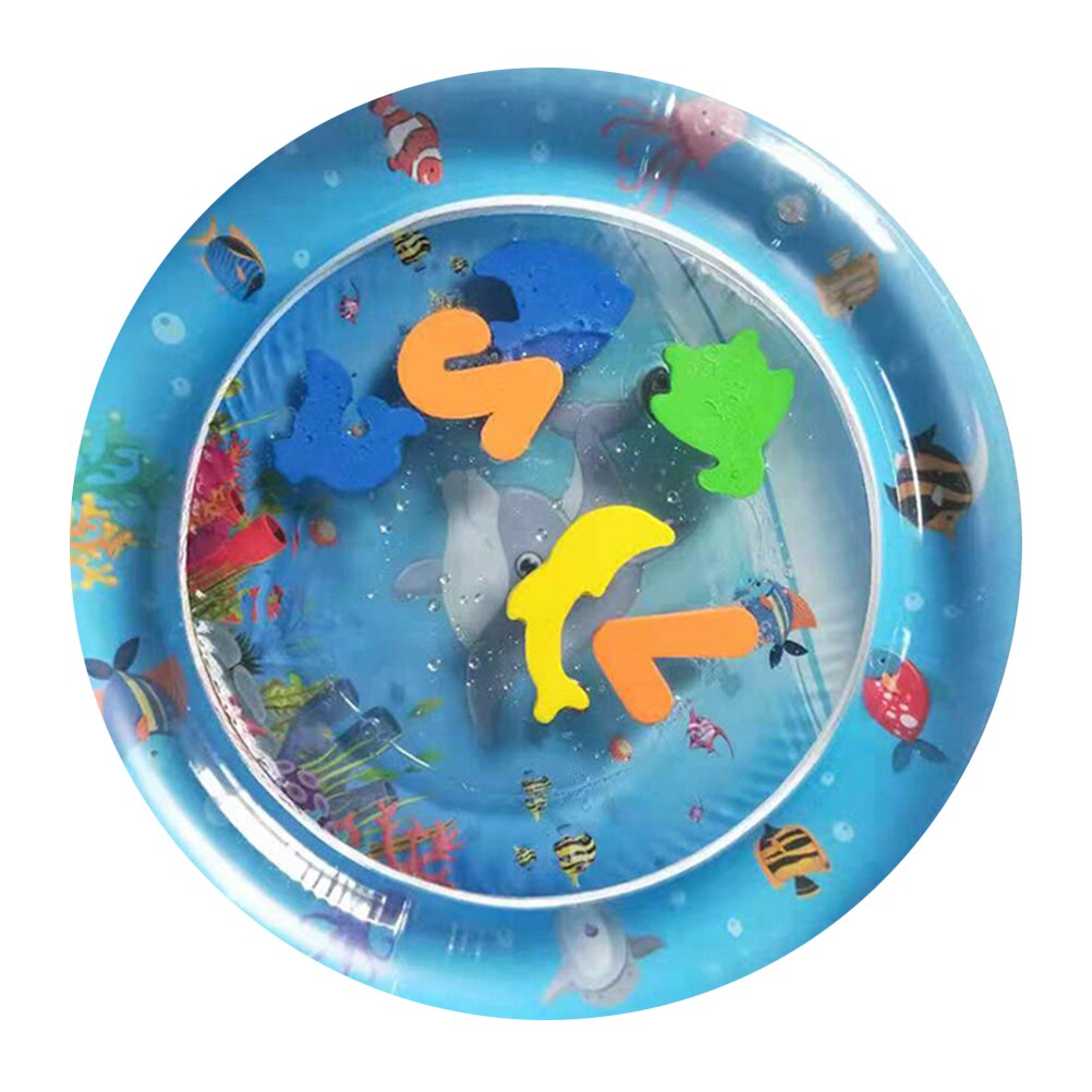 Home Baby Kids Water Speelkleed Speelgoed Opblaasbare Thicken Pvc Baby Playmat Peuter Activiteit Spelen Centrum Water Mat Pad: 55x55x2 cm