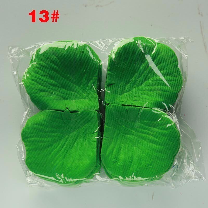Bgw Beste 500 Stks/pak 5*5 Cm Rozenblaadjes Voor Bruiloft Decoratie, romantische Kunstmatige Rozenblaadjes Bruiloft Bloem Roos Bloem: 500Pcs C13